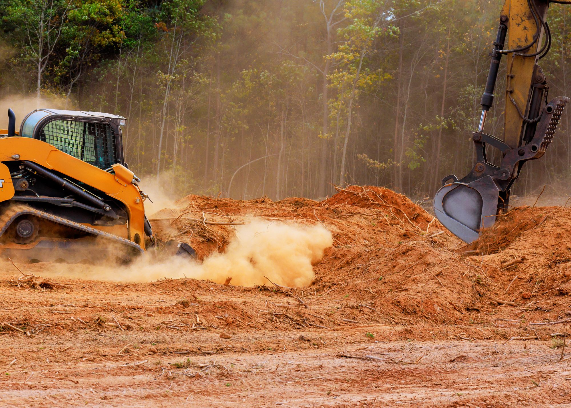 Modern Shovel equipment on the job
